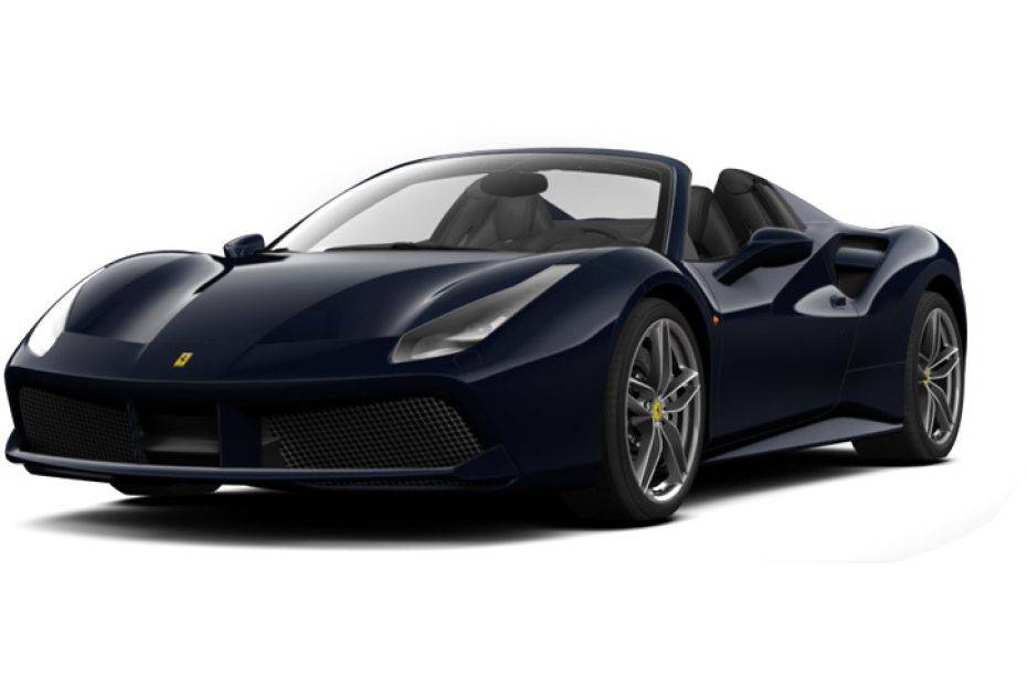 فيراري 488 Spider أزرق بوزي فيراري 488 Spider أزرق بوزي