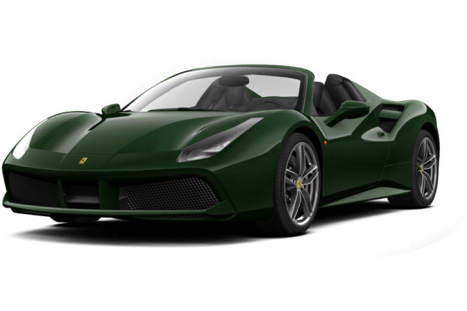 فيراري 488 Spider أخضر بريطاني فيراري 488 Spider أخضر بريطاني