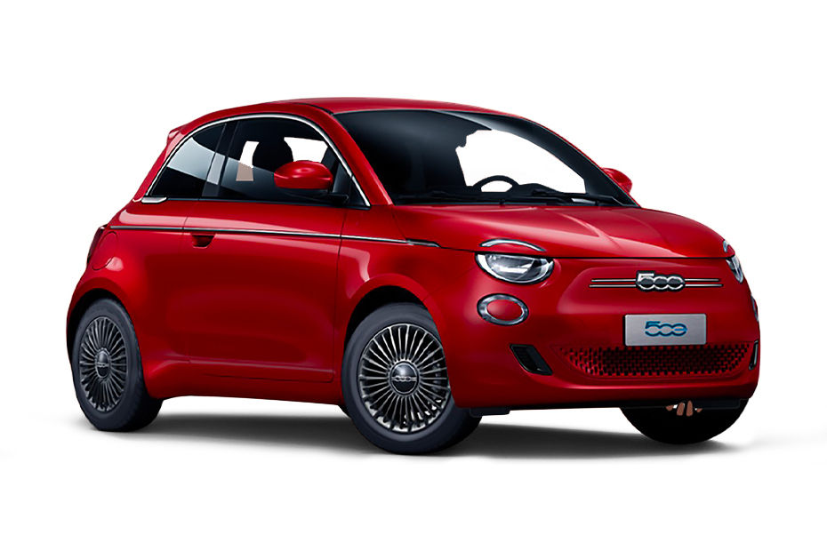 فيات 500E أحمر