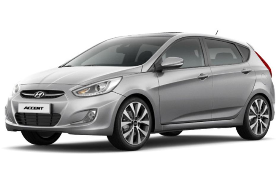 Hyundai Accent 5 DR Sleek Silver