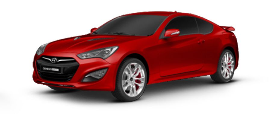 Hyundai Genesis Coupe Super Red