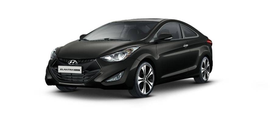 هيونداي Elantra Coupe أسود شبح