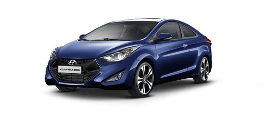 Hyundai Elantra Coupe Santorini Blue Hyundai Elantra Coupe Santorini Blue