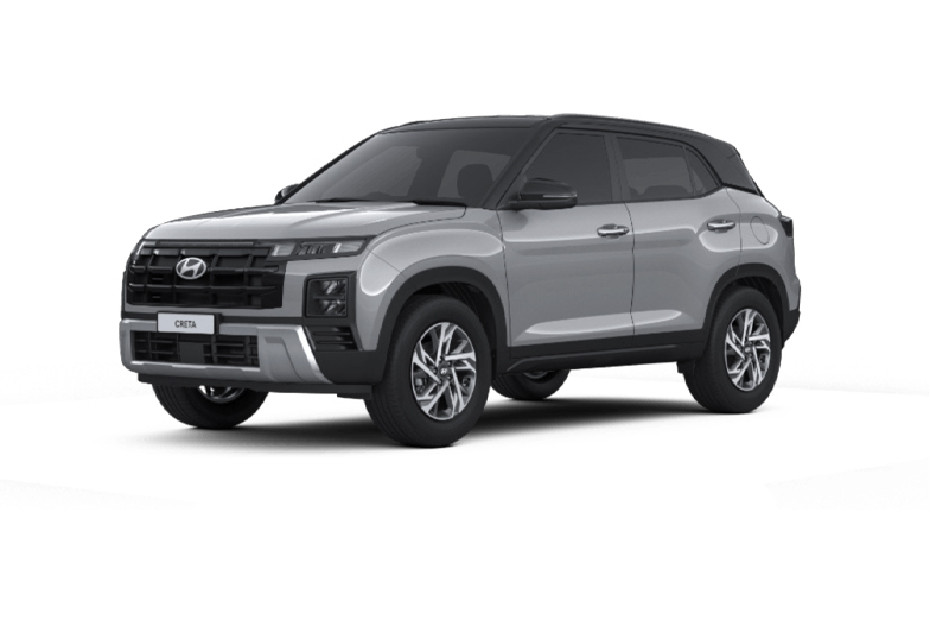 Hyundai Creta Magnetic Silver Metalic Black Roof Hyundai Creta Magnetic Silver Metalic Black Roof