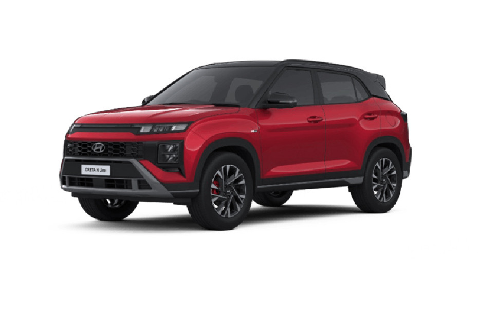 Hyundai Creta Dragon Red Pearl Black Roof N Line Hyundai Creta Dragon Red Pearl Black Roof N Line