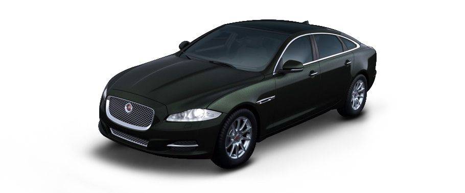 جاكوار XJ Luxury SWB أخضر سباق بريطاني معدني