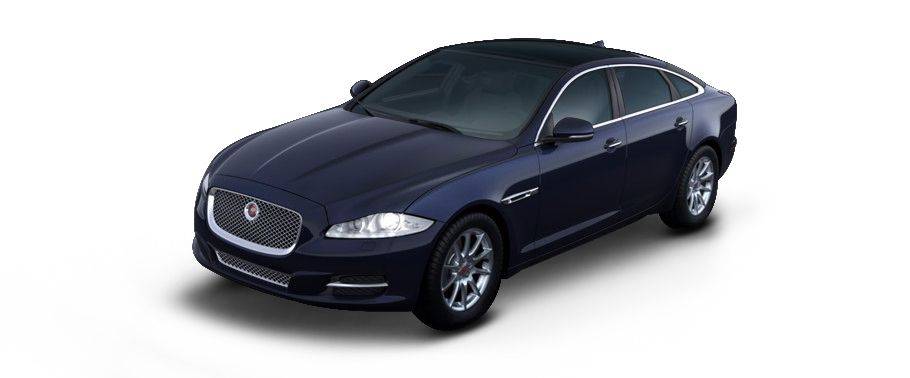 جاكوار XJ Luxury SWB ياقوت أزرق داكن معدني جاكوار XJ Luxury SWB ياقوت أزرق داكن معدني