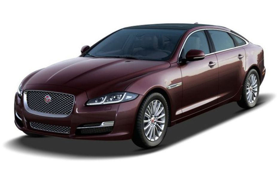 جاكوار XJ أحمر معدني جاكوار XJ أحمر معدني