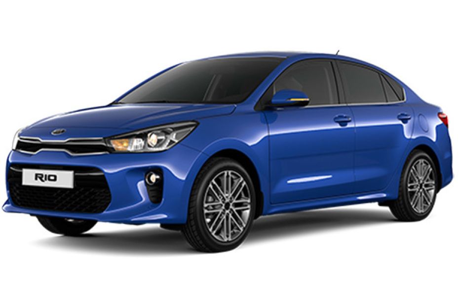 كيا Rio 4-Door أزرق أزور كيا Rio 4-Door أزرق أزور