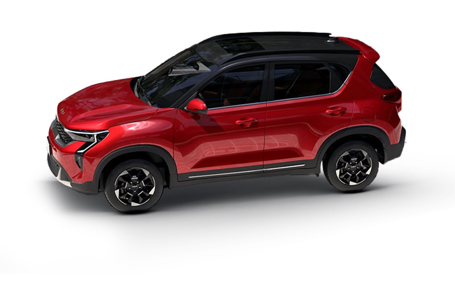 KIA Sonet Red With Black Roof KIA Sonet Red With Black Roof