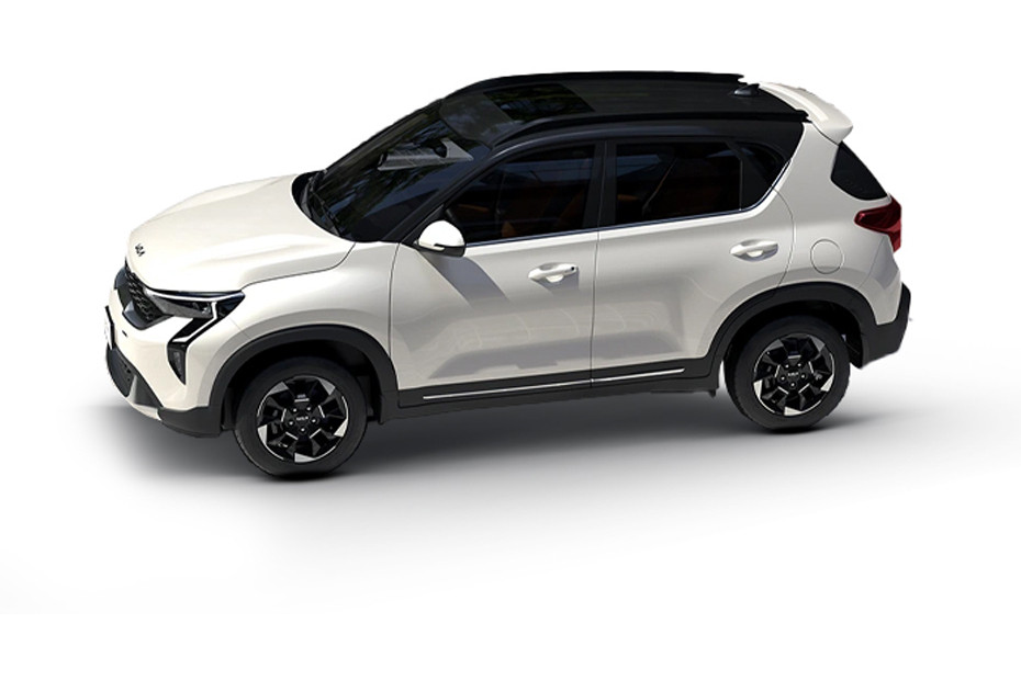 KIA Sonet White With Black Roof KIA Sonet White With Black Roof