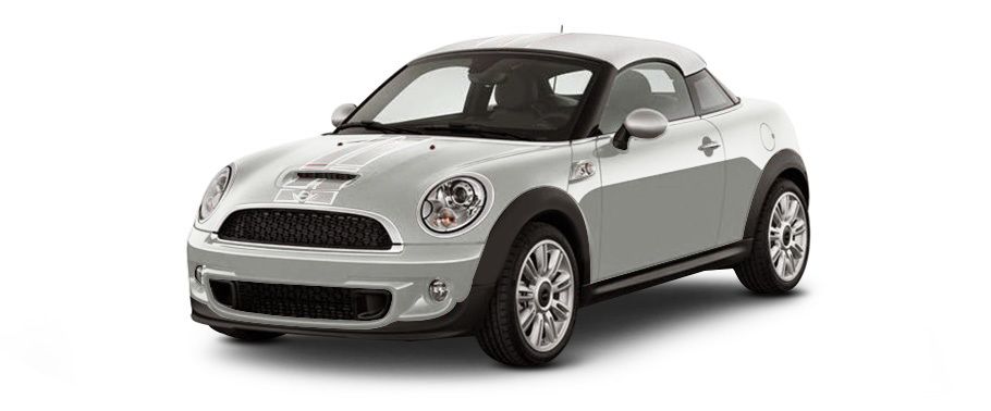 Mini Coupe White Silver Metallic Mini Coupe White Silver Metallic