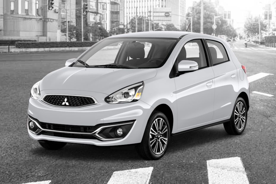 Mitsubishi Mirage White Solid Mitsubishi Mirage White Solid