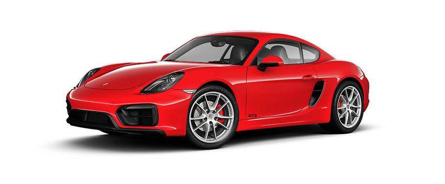 بورش Cayman GTS أحمر حراس بورش Cayman GTS أحمر حراس