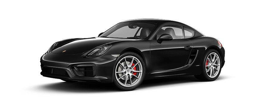 بورش Cayman GTS أسود طائرة معدني بورش Cayman GTS أسود طائرة معدني