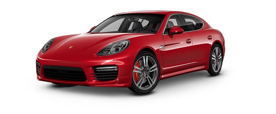 بورش Panamera Turbo أحمر كارمين بورش Panamera Turbo أحمر كارمين