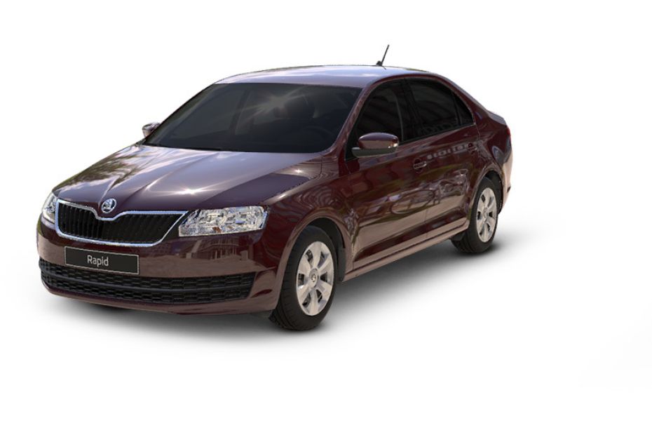 Skoda Rapid Red Rosso Brunelo Metallic Skoda Rapid Red Rosso Brunelo Metallic