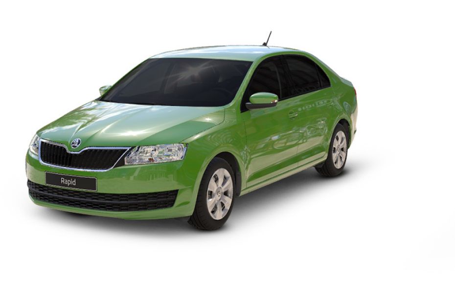 Skoda Rapid Ralley Green Metallic Skoda Rapid Ralley Green Metallic