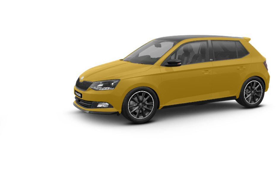 Skoda Fabia Sprint Yellow Skoda Fabia Sprint Yellow