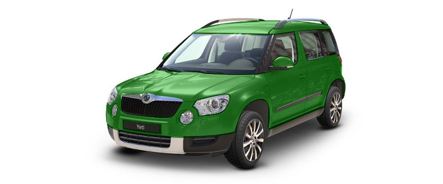 Skoda Yeti Jungle Green Metallic Skoda Yeti Jungle Green Metallic