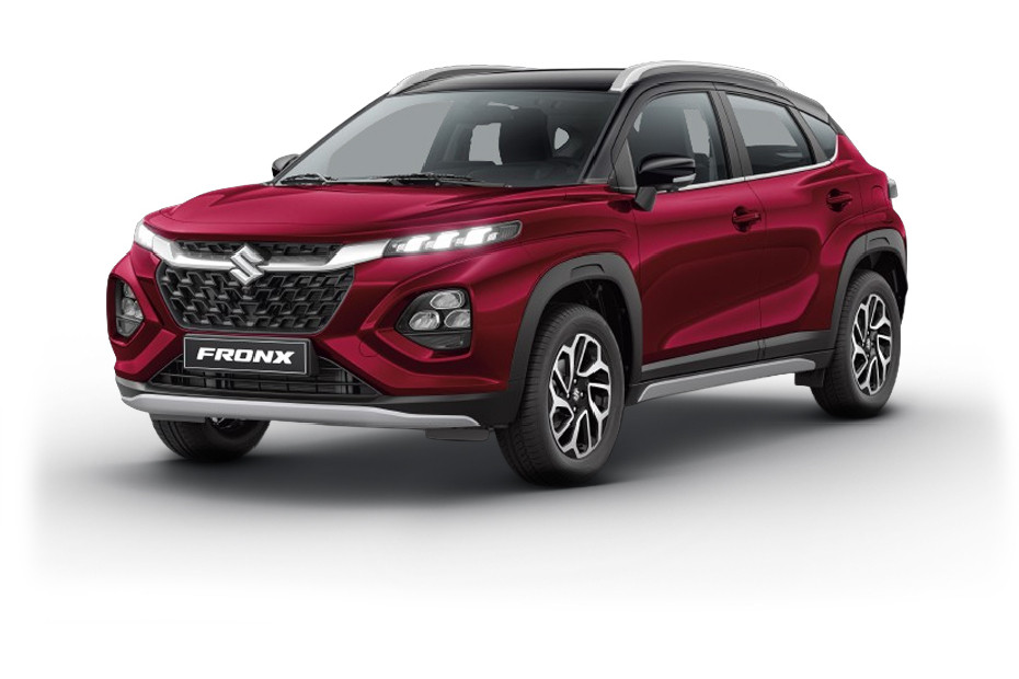 Suzuki Fronx Opulent Red Pearl Metallic x Bluish Black Pearl Suzuki Fronx Opulent Red Pearl Metallic x Bluish Black Pearl