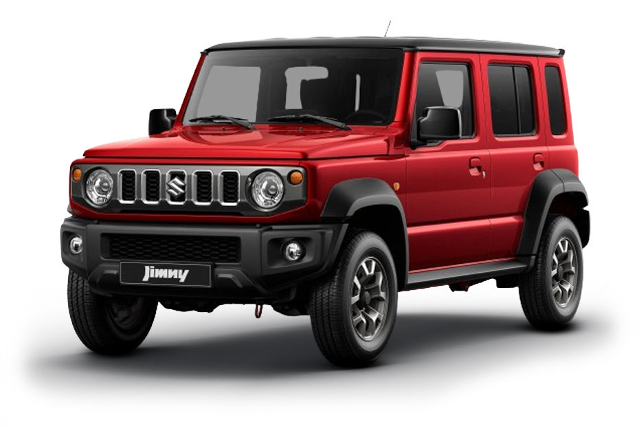 Suzuki Jimny 5 Door Sizzling Red Metallic Plus Bluish Black Pearl