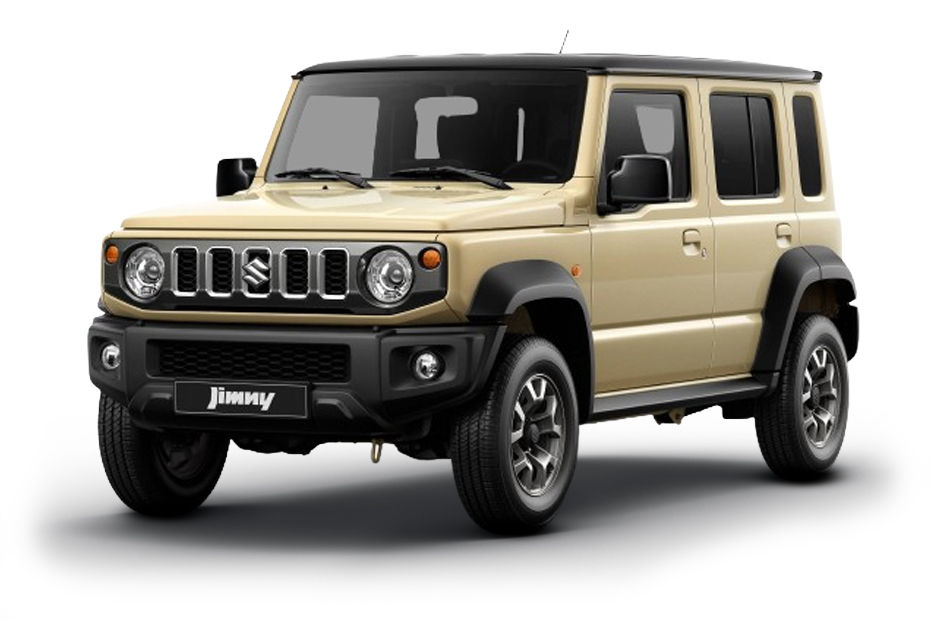 Suzuki Jimny 5 Door Chiffon Ivory Metallic Plus Bluish Black Pearl