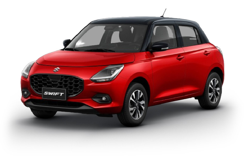 Suzuki Swift Sizzling Red Metallic Midnight Black Pearl Suzuki Swift Sizzling Red Metallic Midnight Black Pearl