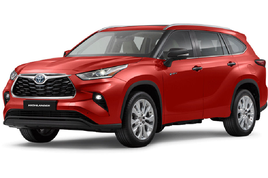 Toyota Highlander Red Metallic