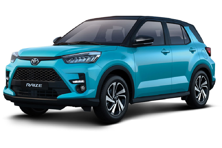 Toyota Raize Turquoise With Black Roof
