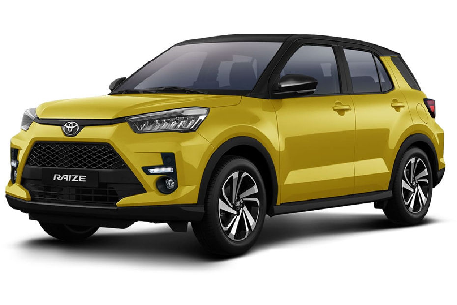 Toyota Raize Yellow With Black Roof