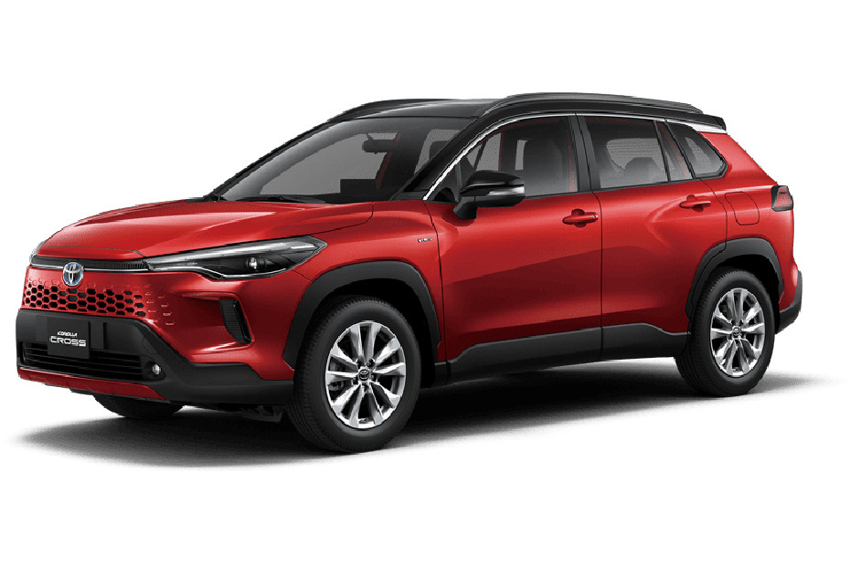 تويوتا كورولا كروس ريد ويذ بلاك روف تويوتا كورولا كروس ريد ويذ بلاك روف