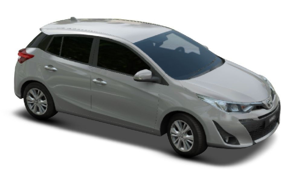Toyota Yaris Hatchback Silver Metallic Toyota Yaris Hatchback Silver Metallic
