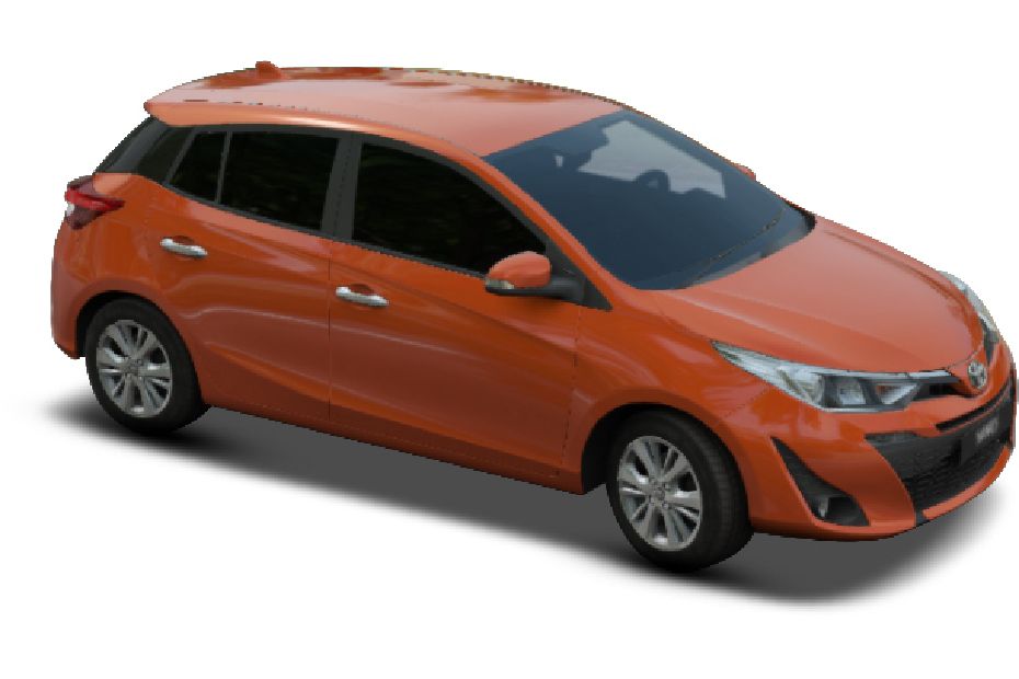 Toyota Yaris Hatchback Orange Metallic Toyota Yaris Hatchback Orange Metallic