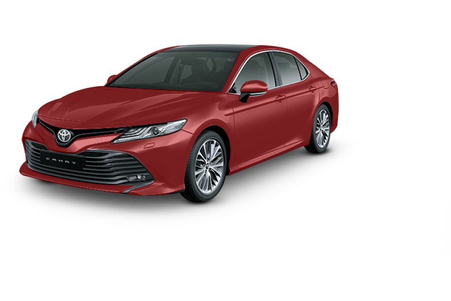 تويوتا Camry HEV أحمر عاطفي