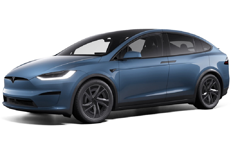 Tesla Model X Frost Blue Metallic Tesla Model X Frost Blue Metallic
