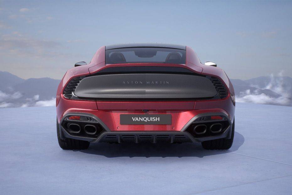 Full Rear View of Aston Martin Vanquish Full Rear View of Aston Martin Vanquish