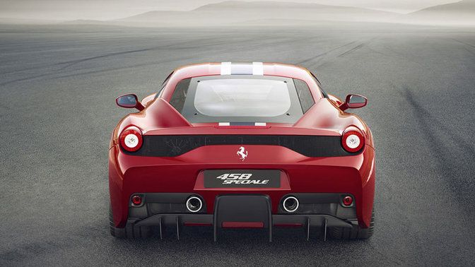 Full Rear View of فيراري Portofino (2018-2021) Full Rear View of فيراري Portofino (2018-2021)