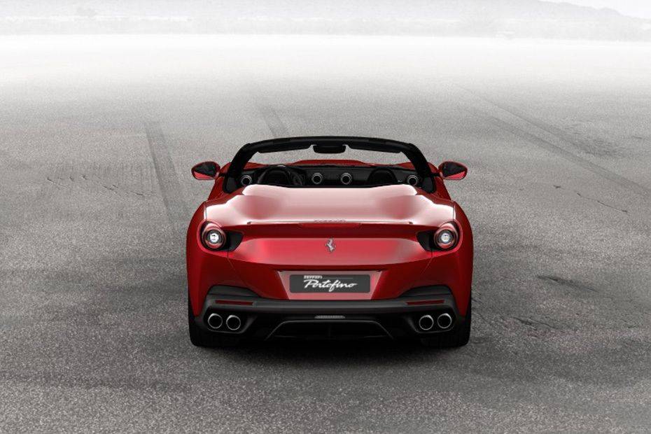 Full Rear View of Ferrari Portofino Full Rear View of Ferrari Portofino