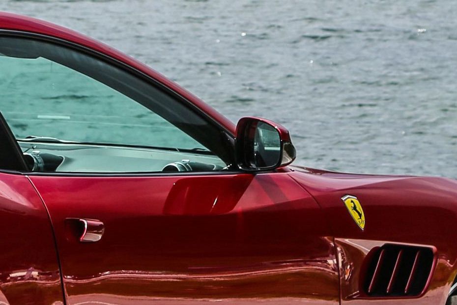 Ferrari GTC4Lusso Drivers Side Mirror Rear Angle Ferrari GTC4Lusso Drivers Side Mirror Rear Angle
