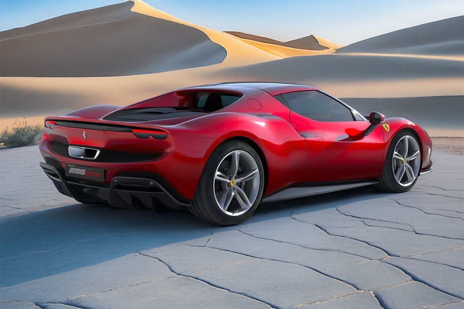296 GTB Rear angle view
