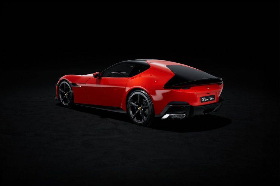 Rear Cross Side View of Ferrari 12 Cilindri Rear Cross Side View of Ferrari 12 Cilindri
