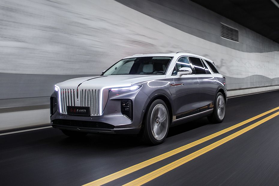 Hongqi E-HS9 Front Side View Hongqi E-HS9 Front Side View