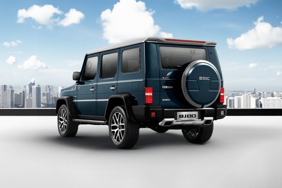 Rear Cross Side View of بايك بي جي 80