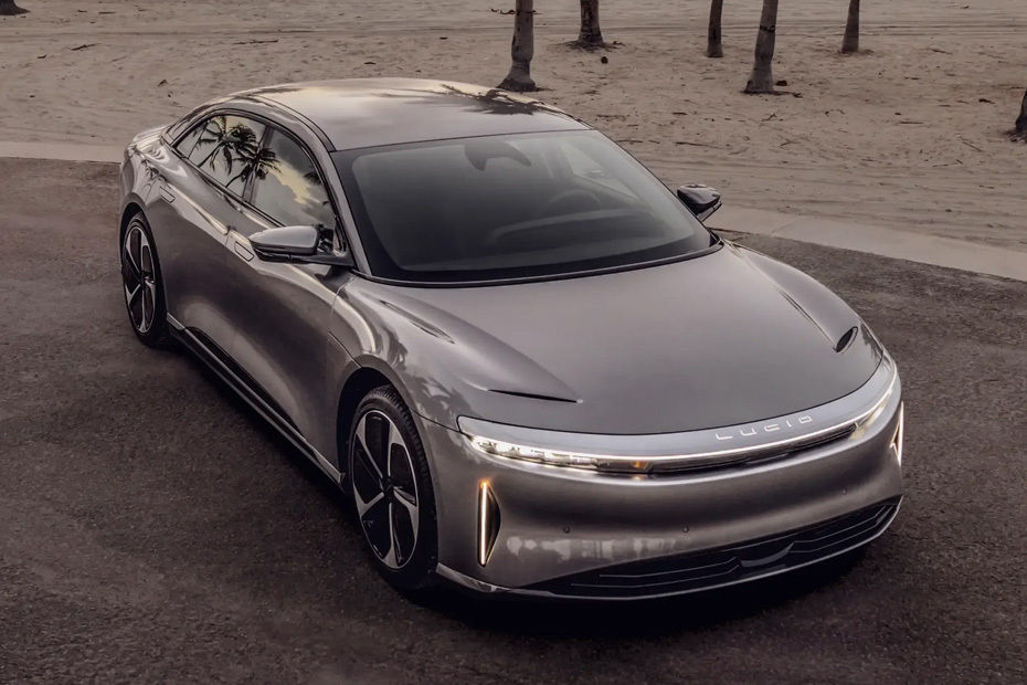 Lucid AIR Front Cross Side View