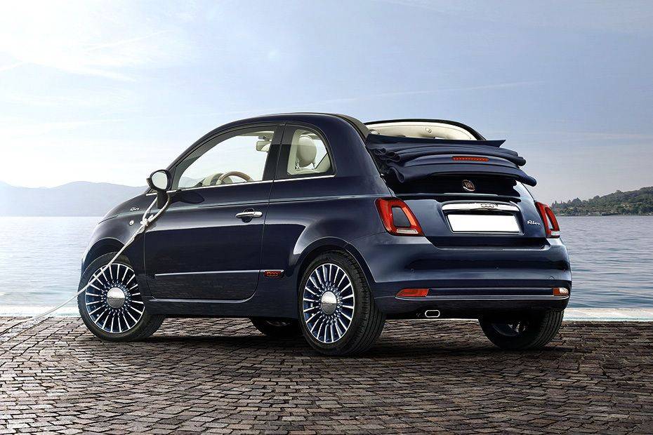 Rear Cross Side View of Fiat 500 Riva Rear Cross Side View of Fiat 500 Riva