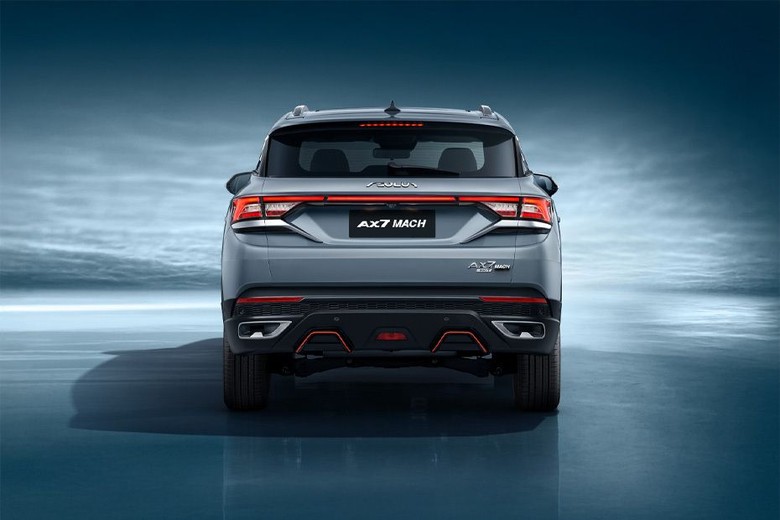 Full Rear View of Dongfeng AX7 MACH