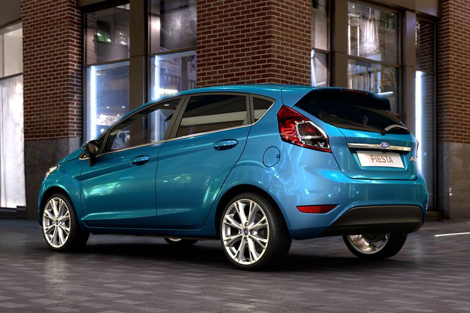 Rear Cross Side View of فورد Fiesta Rear Cross Side View of فورد Fiesta