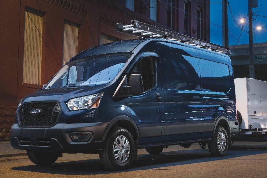 Transit Van Front deep low Angle View Transit Van Front deep low Angle View