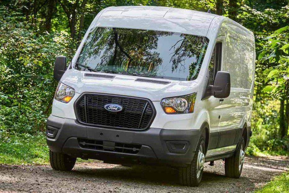 Ford Transit Van Front Medium View Ford Transit Van Front Medium View